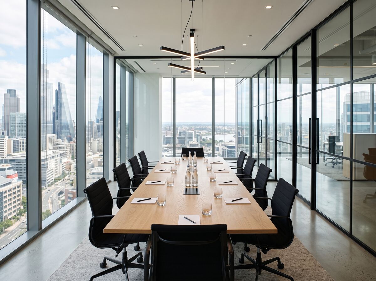 Modern meeting room