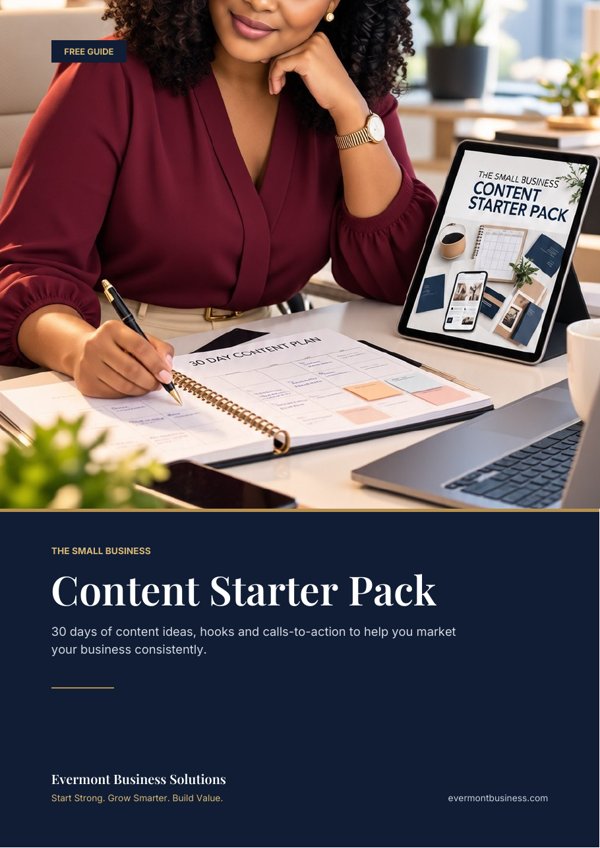 Cover of The Small Business Content Starter Pack